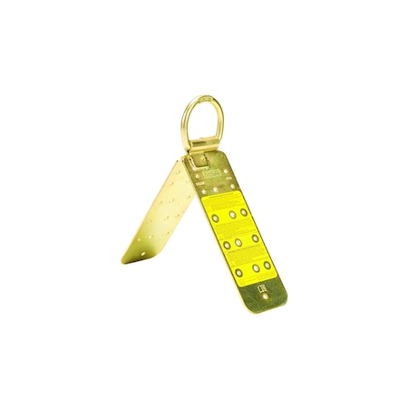 Safety Works Safety Works Steel Reusable Roof Anchor 400 lb. cap. Yellow 1 pc 10102686